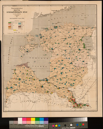 Этнографическая карта Прибалтийского края