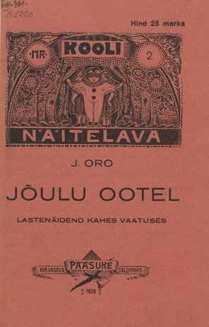 Jõulu ootel : lastenäidend kahes vaatuses