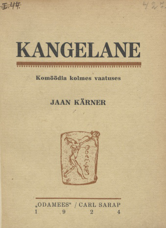Kangelane : komöödia kolmes vaatuses