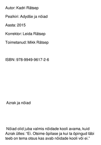 Adydše ja nõiad