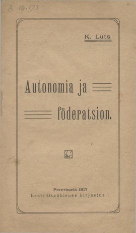 Autonomia ja föderatsion