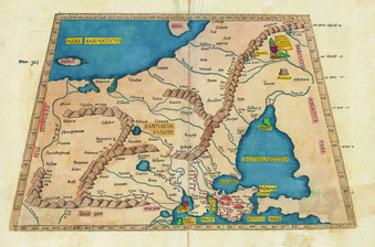 Europae tabula octava : continet Sarmatiam Europae & Tauricam Chersonesum