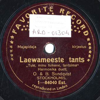 Laewameeste tants 